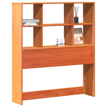 vidaXL Kopfteil mit Stauraum Wachsbraun 75 cm Massivholz Kiefer