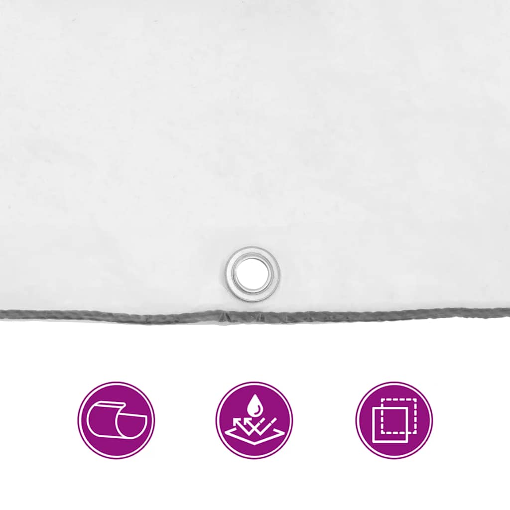 Pflanzenabdeckung mit Ösen 2x8 m Polyethylen