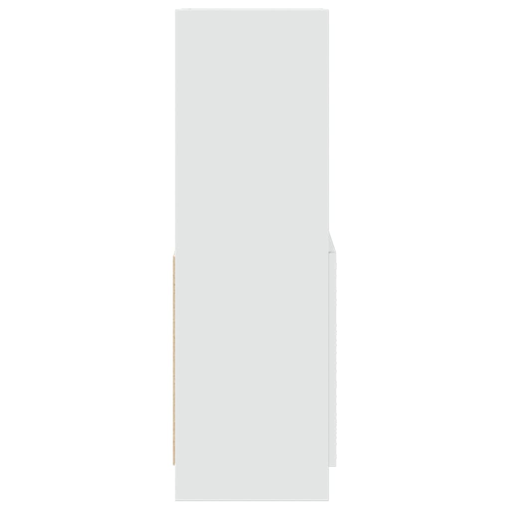 vidaXL Highboard Weiß 63x33x100 cm Holzwerkstoff