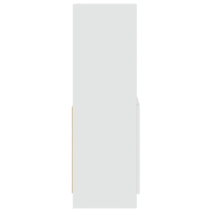 vidaXL Highboard Weiß 63x33x100 cm Holzwerkstoff
