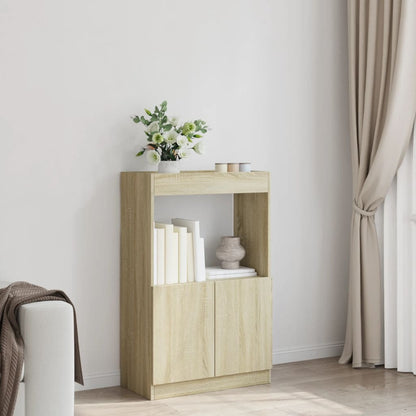 vidaXL Buffet haut chêne Sonoma 63x33x100 cm bois d'ingénierie