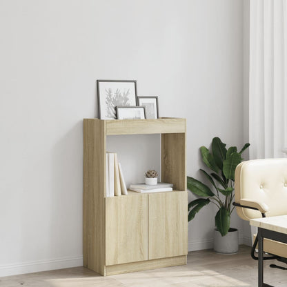 vidaXL Buffet haut chêne Sonoma 63x33x100 cm bois d'ingénierie