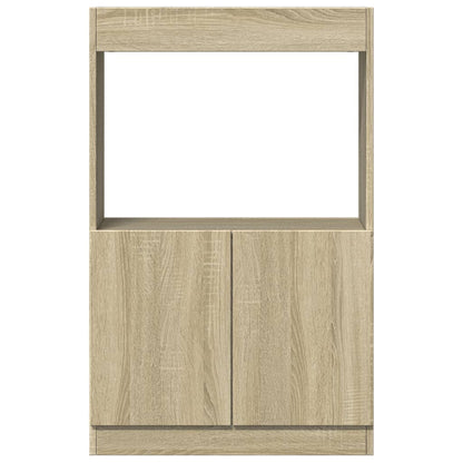 vidaXL Buffet haut chêne Sonoma 63x33x100 cm bois d'ingénierie