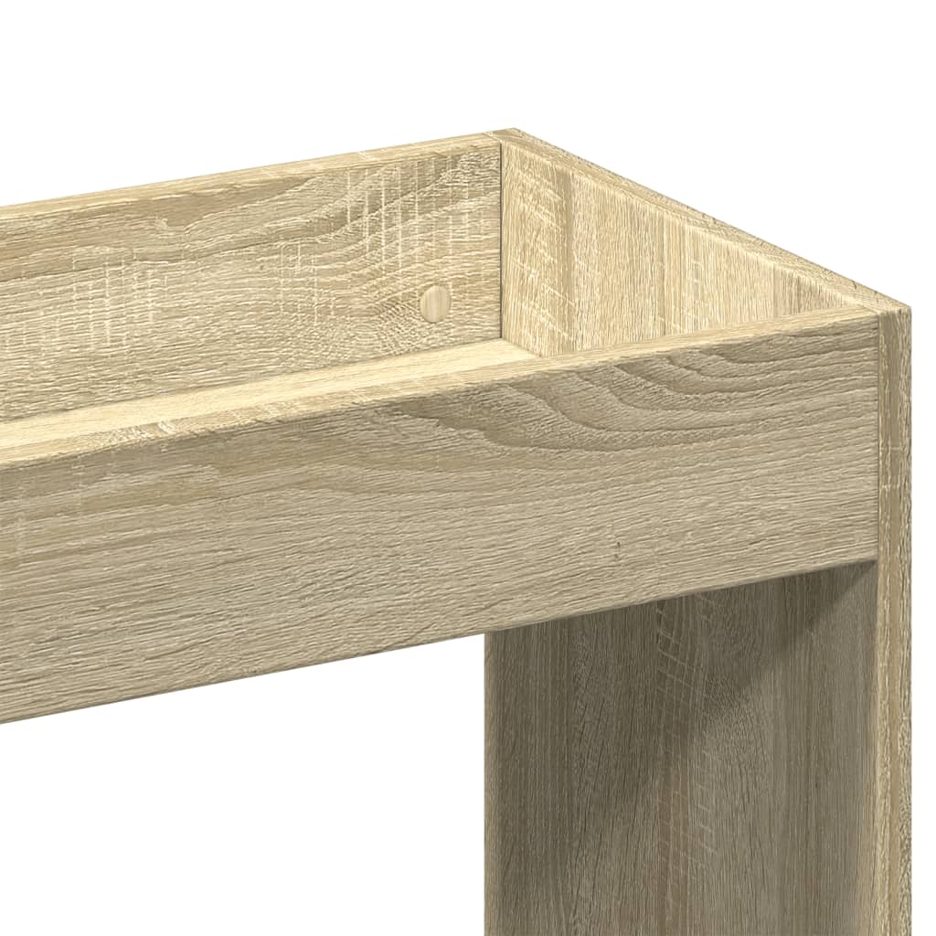 vidaXL Buffet haut chêne Sonoma 63x33x100 cm bois d'ingénierie