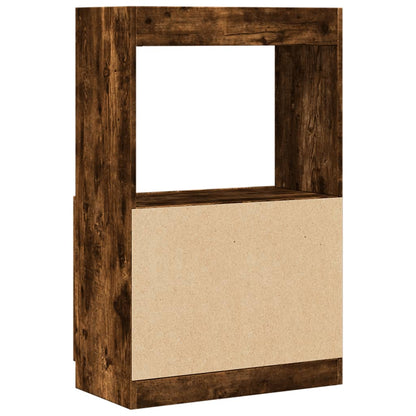 vidaXL Highboard Chêne fumé 63x33x100 cm Bois d'ingénierie