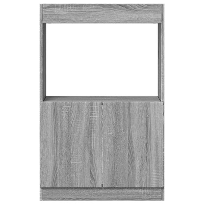 vidaXL Highboard Grau Sonoma-Eiche 63x33x100 cm Holzwerkstoff