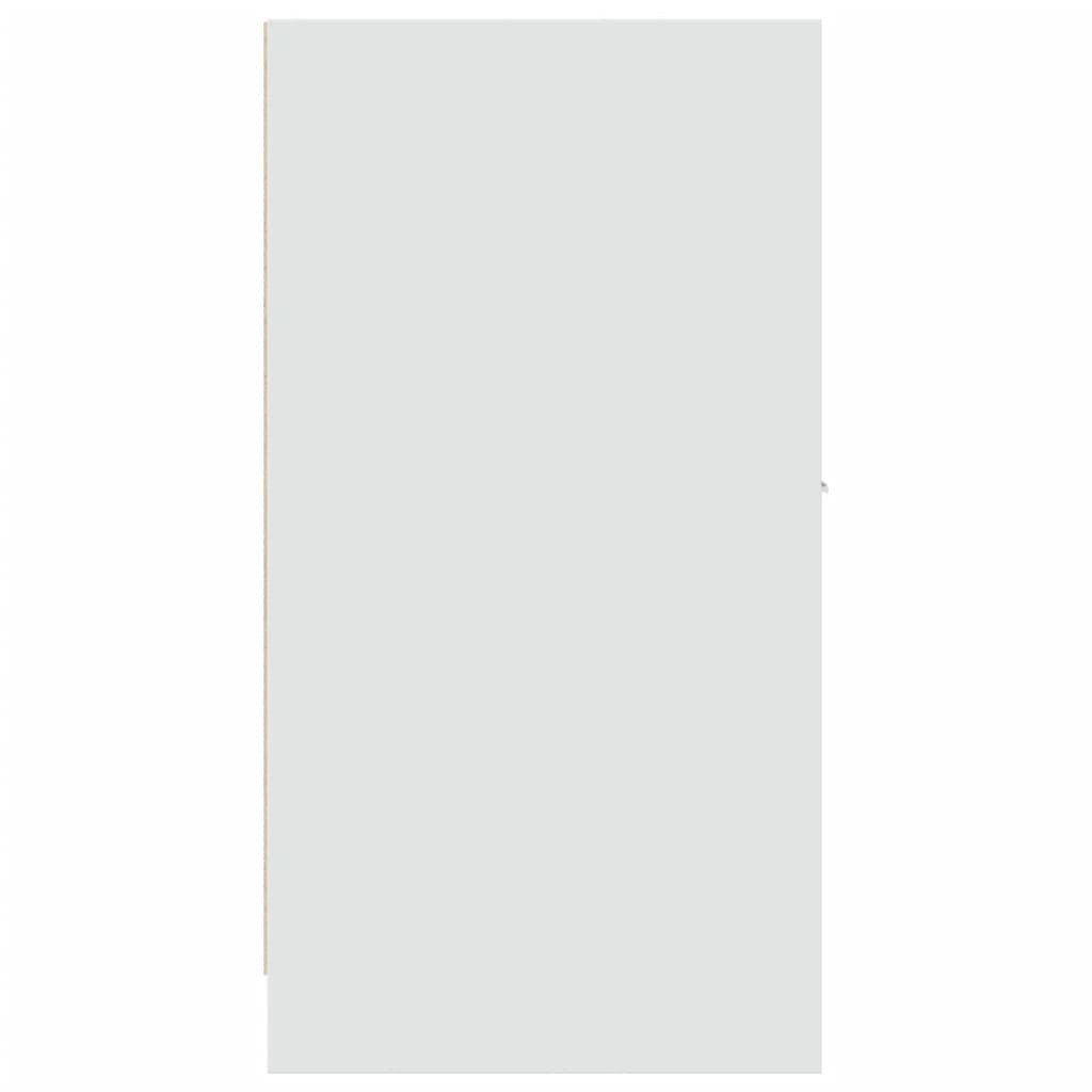 vidaXL Armoire de pharmacie Blanc 30 x 41 x 77,5 cm Bois d'ingénierie