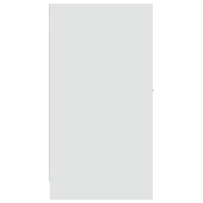 vidaXL Armoire de pharmacie Blanc 30 x 41 x 77,5 cm Bois d'ingénierie