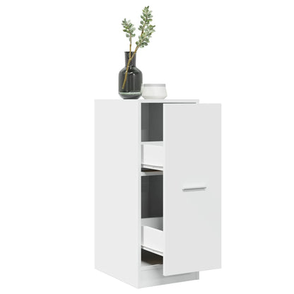 vidaXL Armoire de pharmacie Blanc 30 x 41 x 77,5 cm Bois d'ingénierie