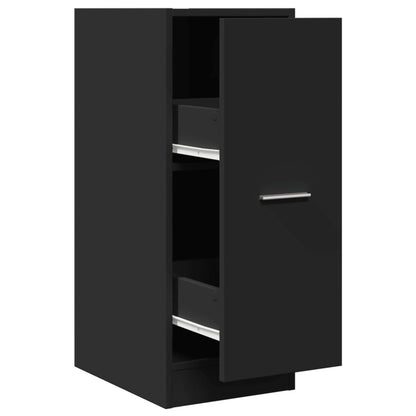vidaXL Armoire de pharmacien Noir 30x41x77,5 cm Bois d'ingénierie