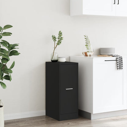 vidaXL Armoire de pharmacien Noir 30x41x77,5 cm Bois d'ingénierie