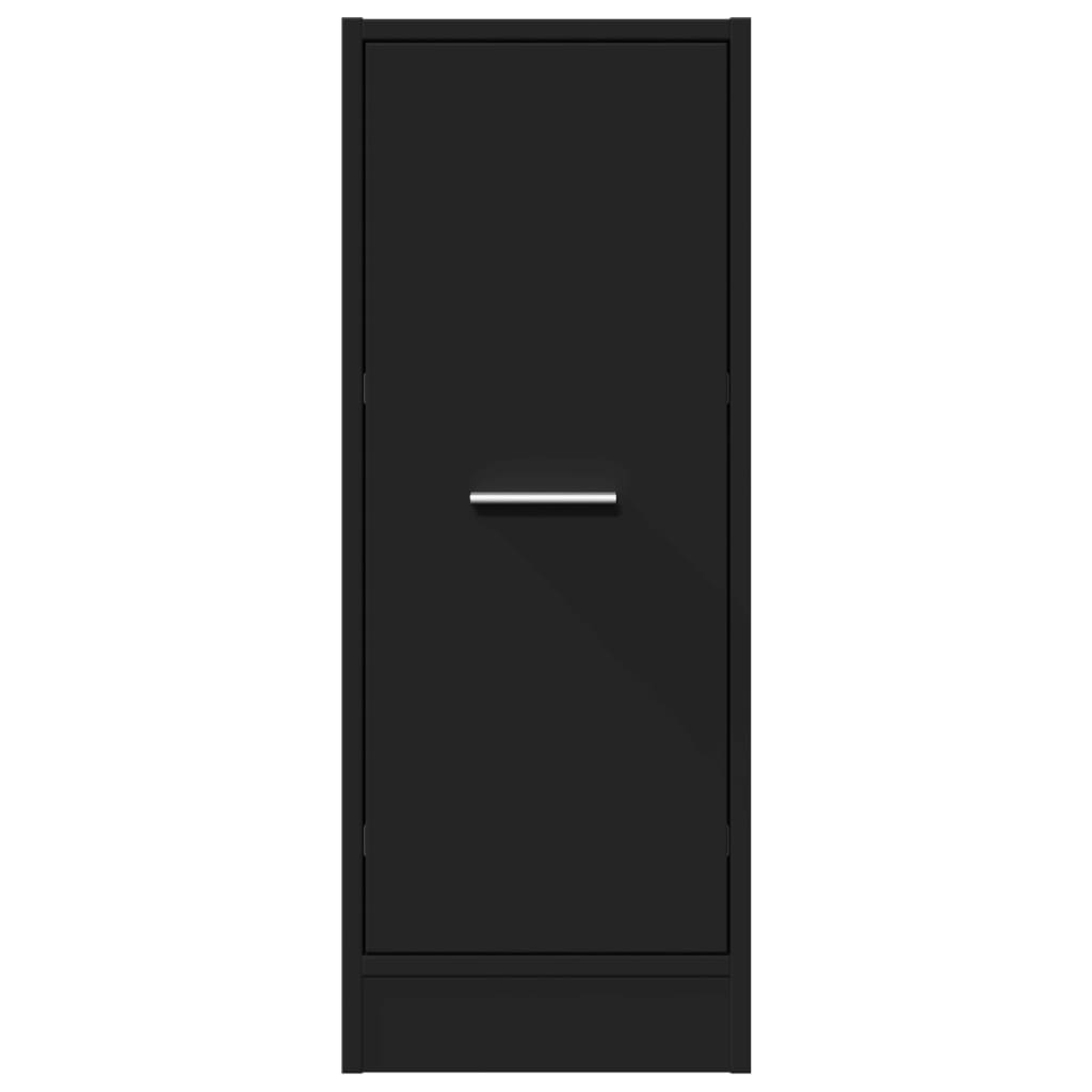 vidaXL Armoire de pharmacien Noir 30x41x77,5 cm Bois d'ingénierie