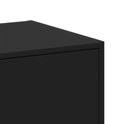 vidaXL Armoire de pharmacien Noir 30x41x77,5 cm Bois d'ingénierie