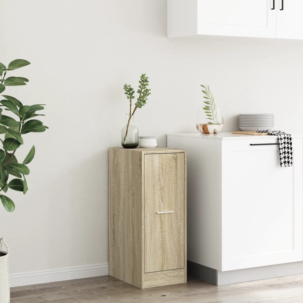 vidaXL Meuble de salle de bain chêne Sonoma 30x41x77,5 cm bois d'ingénierie