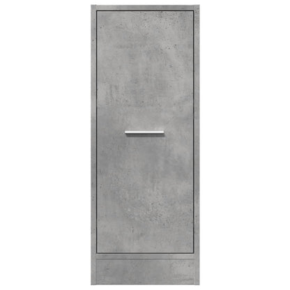 vidaXL Apothekerschrank Betongrau 30x41x77,5 cm Holzwerkstoff