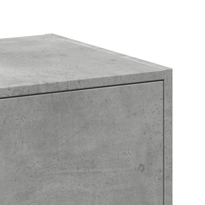 vidaXL Apothekerschrank Betongrau 30x41x77,5 cm Holzwerkstoff