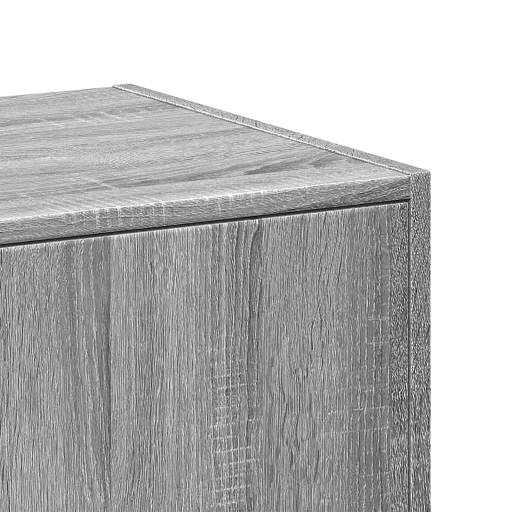 vidaXL Armoire de rangement gris sonoma 30x41x77,5 cm Bois d'ingénierie