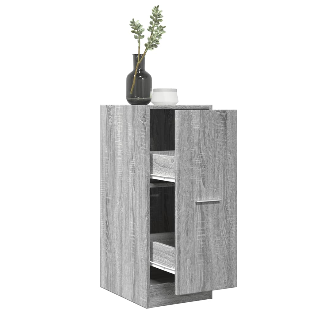 vidaXL Armoire de rangement gris sonoma 30x41x77,5 cm Bois d'ingénierie