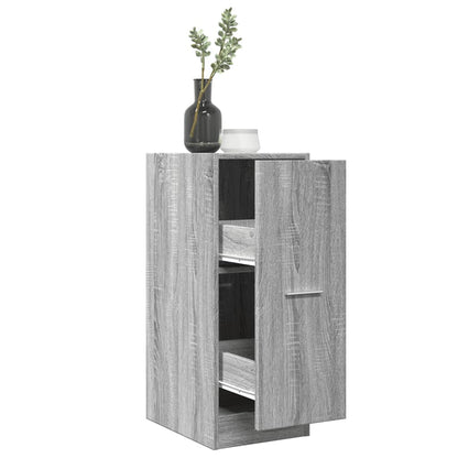 vidaXL Armoire de rangement gris sonoma 30x41x77,5 cm Bois d'ingénierie