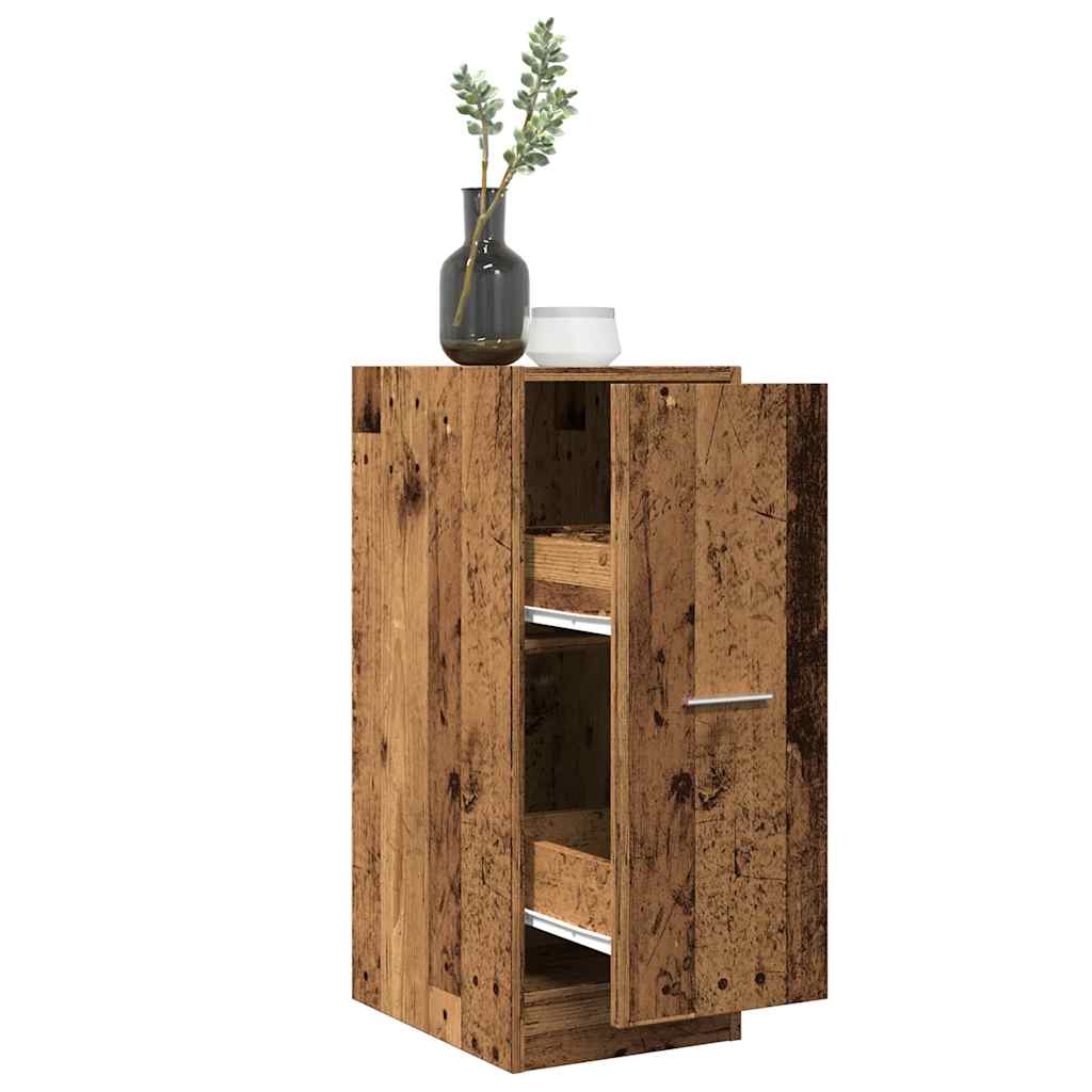 vidaXL Armoire de pharmacien aspect bois de récupération 30x41x77,5 cm Bois d'ingénierie