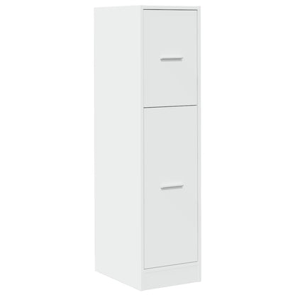 vidaXL Apothekerschrank Weiß 30x41x118 cm Holzwerkstoff