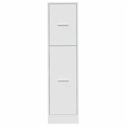 vidaXL Apothekerschrank Weiß 30x41x118 cm Holzwerkstoff