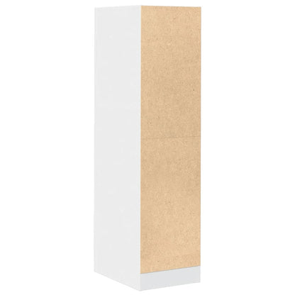 vidaXL Apothekerschrank Weiß 30x41x118 cm Holzwerkstoff