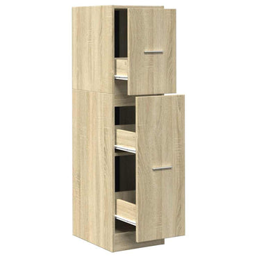 vidaXL Armoire de pharmacie chêne Sonoma 30x41x118 cm Bois d'ingénierie