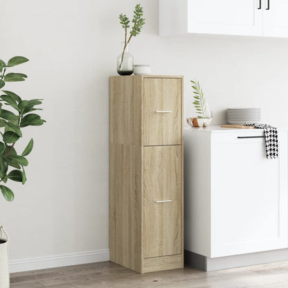 vidaXL Armoire de pharmacie chêne Sonoma 30x41x118 cm Bois d'ingénierie