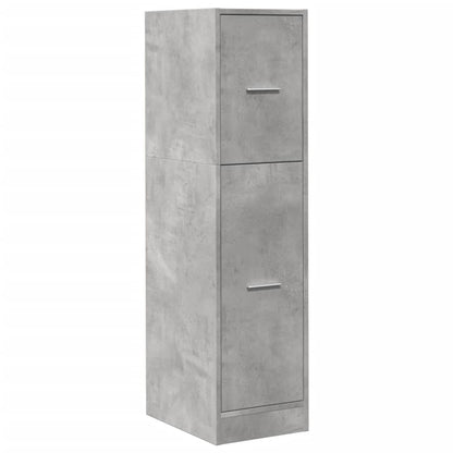 vidaXL Armoire de pharmacien Gris béton 30x41x118 cm Bois d'ingénierie
