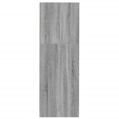 vidaXL Apothekerschrank Grau Sonoma 30x41x118 cm Holzwerkstoff