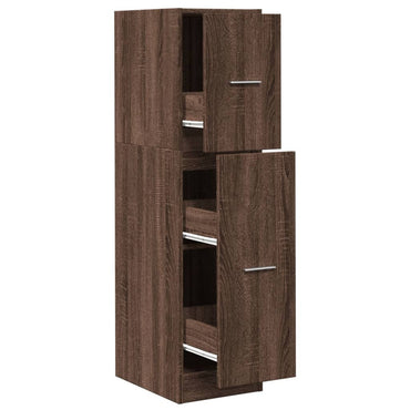 vidaXL Armoire de pharmacien marron aspect chêne 30x41x118 cm Bois d'ingénierie