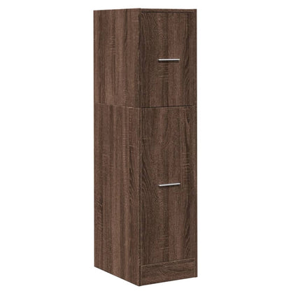 vidaXL Armoire de pharmacien marron aspect chêne 30x41x118 cm Bois d'ingénierie
