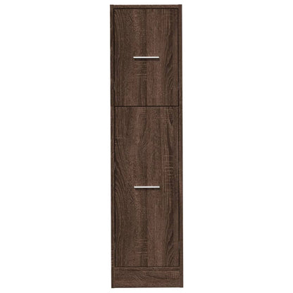 vidaXL Armoire de pharmacien marron aspect chêne 30x41x118 cm Bois d'ingénierie