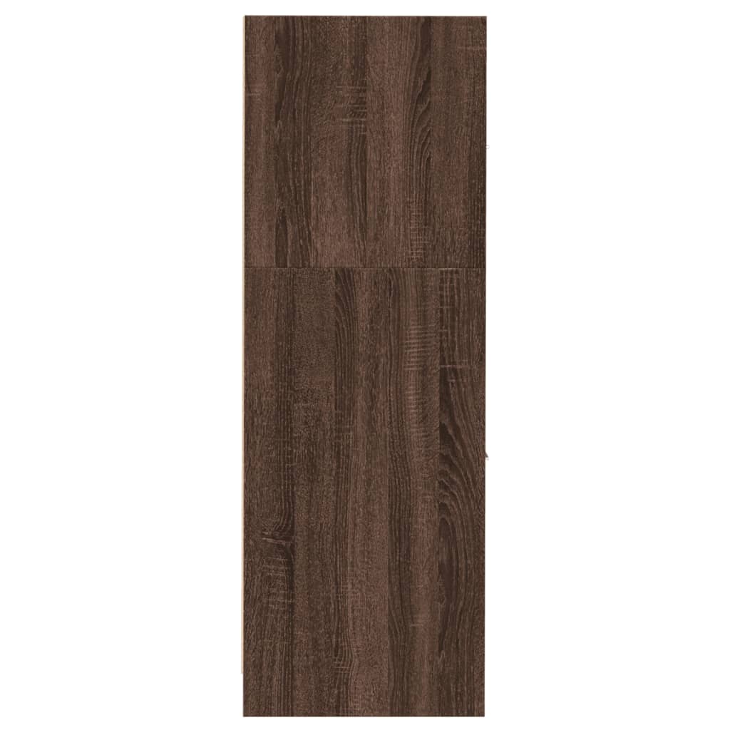 vidaXL Armoire de pharmacien marron aspect chêne 30x41x118 cm Bois d'ingénierie