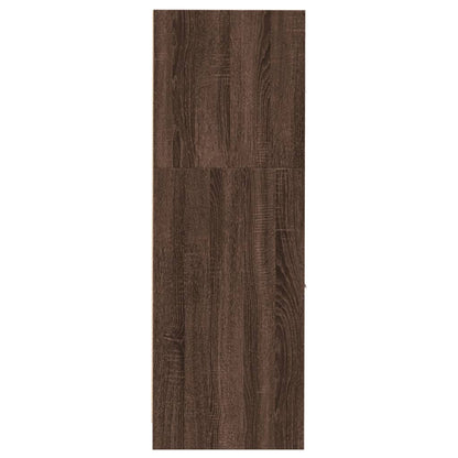 vidaXL Armoire de pharmacien marron aspect chêne 30x41x118 cm Bois d'ingénierie