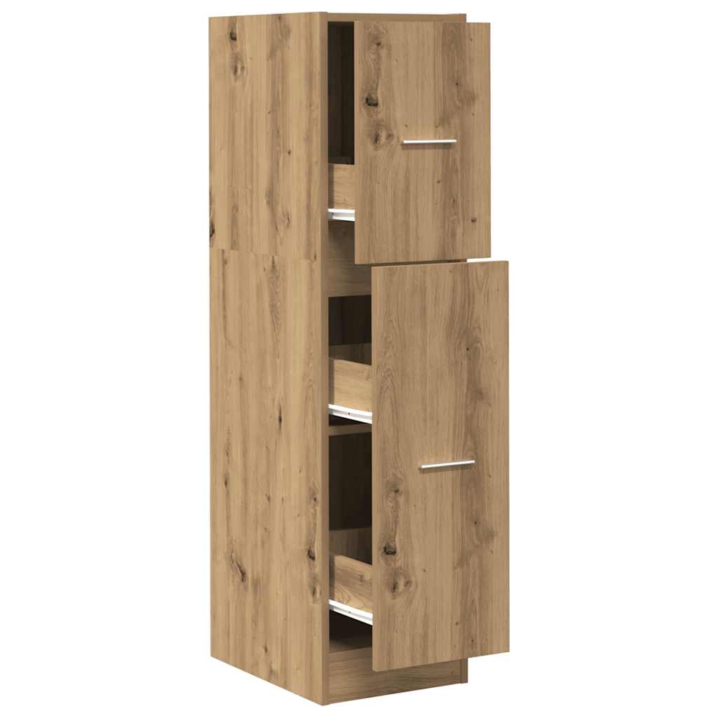 Apothekerschrank Artisan-Eiche 30x41x118 cm Holzwerkstoff