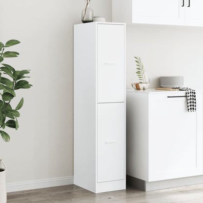 vidaXL Armoire de pharmacie Blanc 30 x 41 x 144,5 cm Bois d'ingénierie