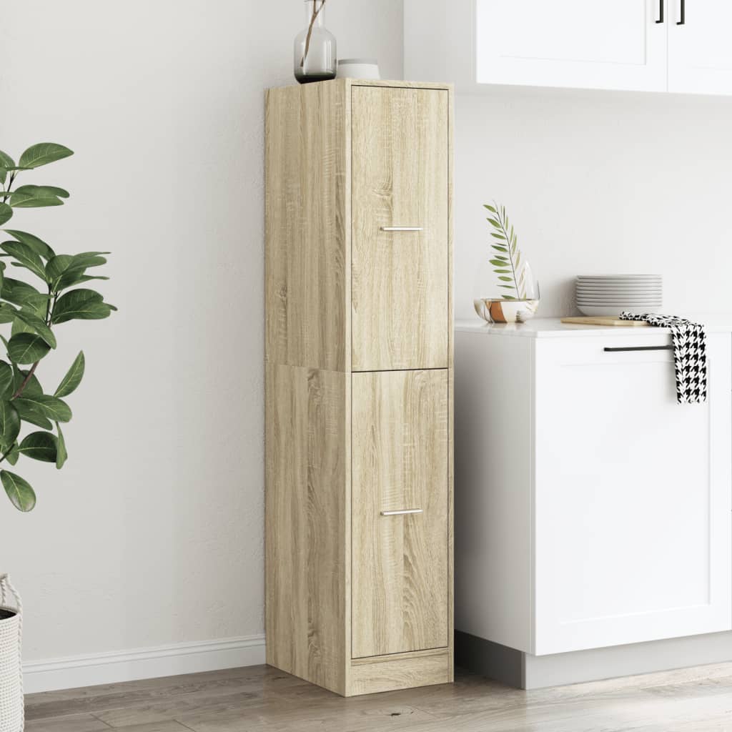 vidaXL Armoire de pharmacien chêne Sonoma 30 x 41 x 144,5 cm Aggloméré