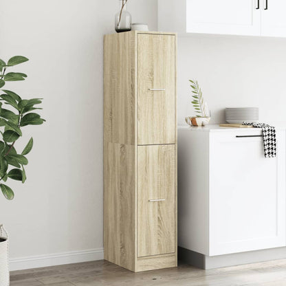 vidaXL Armoire de pharmacien chêne Sonoma 30 x 41 x 144,5 cm Aggloméré