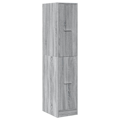 vidaXL Armoire de pharmacie gris Sonoma 30x41x144,5 cm Bois d'ingénierie
