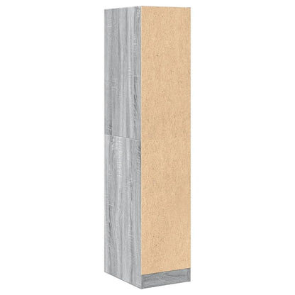 vidaXL Armoire de pharmacie gris Sonoma 30x41x144,5 cm Bois d'ingénierie