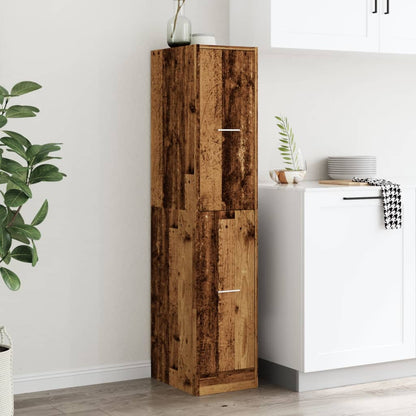 vidaXL Armoire de pharmacien aspect bois de récupération 30x41x144,5 cm Bois d'ingénierie