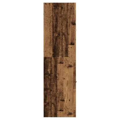 vidaXL Armoire de pharmacien aspect bois de récupération 30x41x144,5 cm Bois d'ingénierie