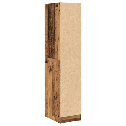 vidaXL Armoire de pharmacien aspect bois de récupération 30x41x144,5 cm Bois d'ingénierie
