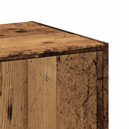 vidaXL Armoire de pharmacien aspect bois de récupération 30x41x144,5 cm Bois d'ingénierie