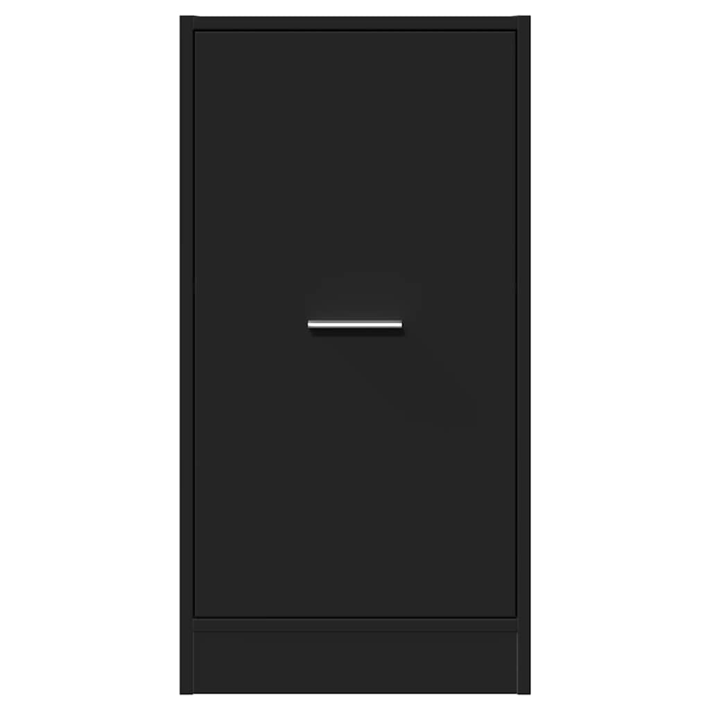 vidaXL Apothekerschrank Schwarz 40x41x77,5 cm Holzwerkstoff