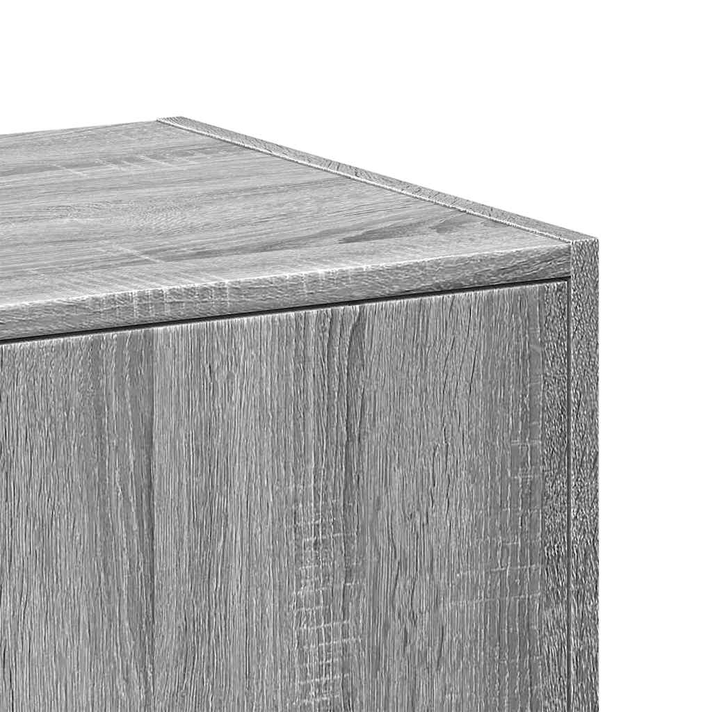 vidaXL Apothekerschrank Grau Sonoma 40x41x77,5 cm Holzwerkstoff