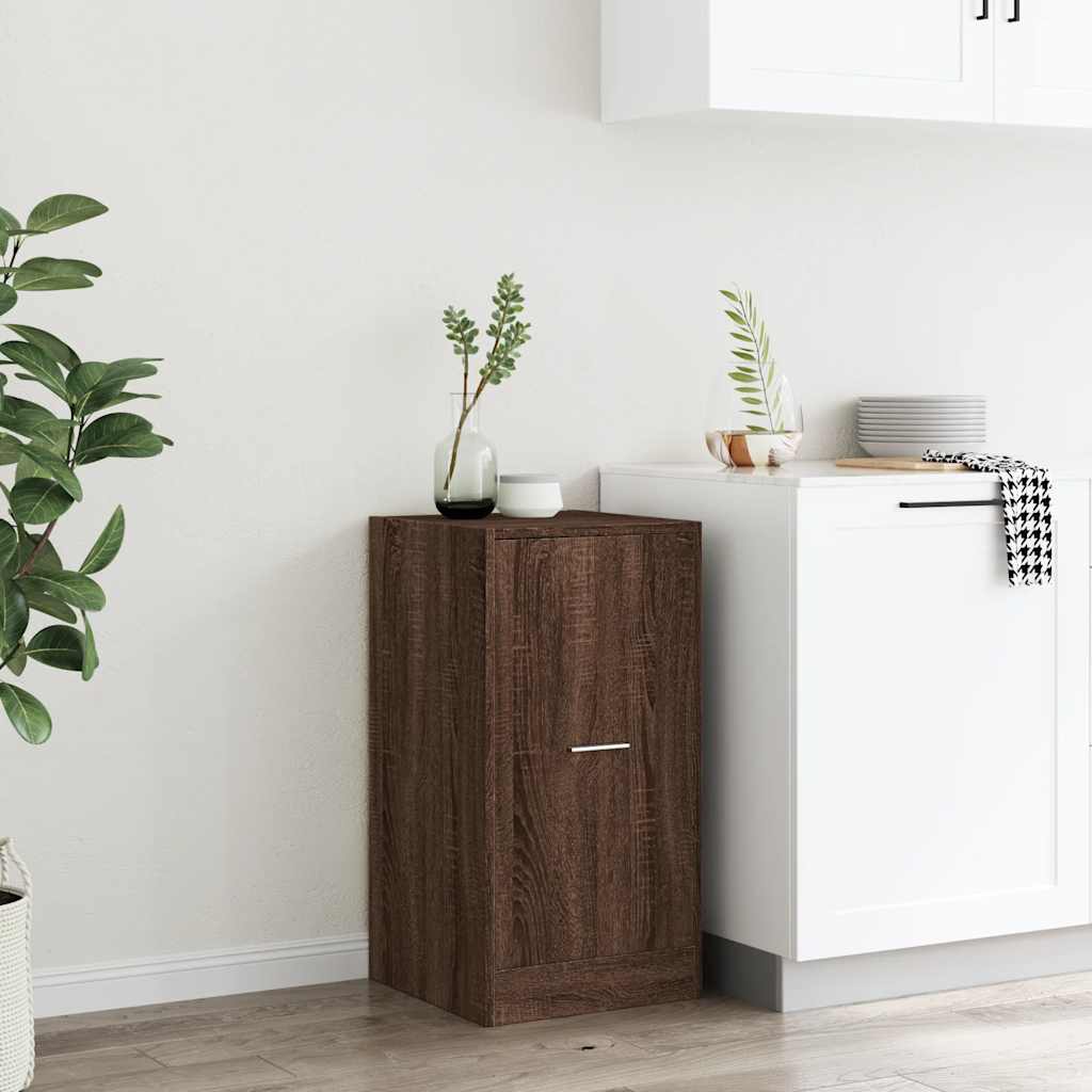 vidaXL Armoire de pharmacien marron aspect chêne 40x41x77,5 cm Bois d'ingénierie