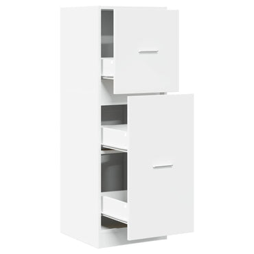 vidaXL Apothekerschrank Weiß 40x41x118 cm Holzwerkstoff